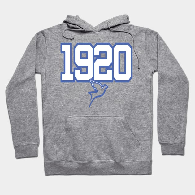 1920 Dove Hoodie by Pretty Phoxie LLC